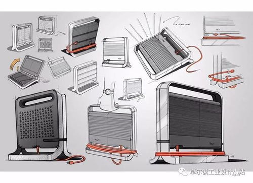電子產(chǎn)品的未來線條 設(shè)計(jì)手繪中的靈感圖集